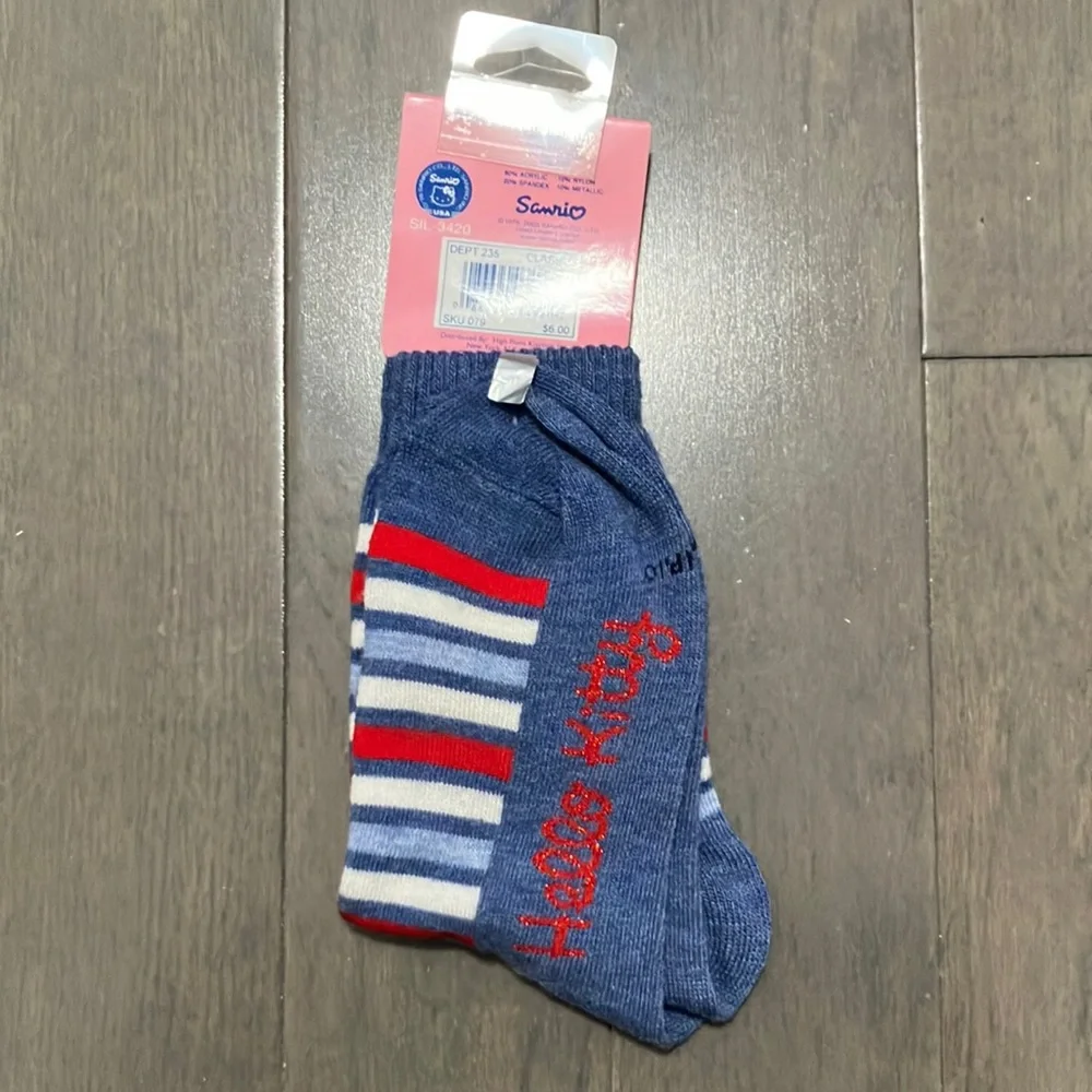 NWT Y2K Vintage 2003 Hello Kitty Ladies Socks